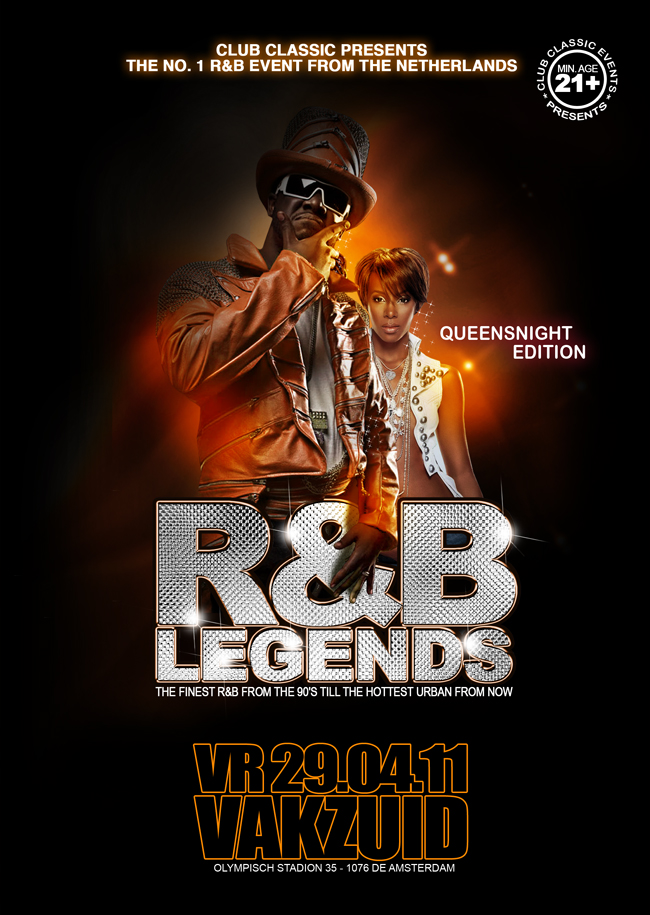 Club Classic Present: THE NO1 R&B EVENT FROM THE NETHERLANDS R&B LEGENDS – QUEENSNIGHT SPECIA